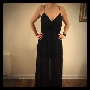 Divided (H&M) black maxi dress